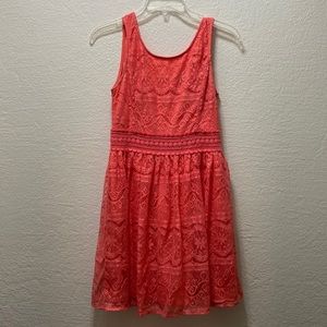Lace skater dress